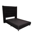thumbnail image 3 of Box Base Cama Queen Size + Cabecera Titan Negro Dicasa  Titan Black, 3 of 8
