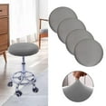 thumbnail image 3 of Coussin de Tabouret Rond Durable Doux Lavable pour Ajustement Extensible Rembourré Chaise 12-18 Pouces Gris, 3 of 9