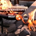 thumbnail image 3 of Cozi by Tzumi Smokeless Fire Pit Stainless Steel Portable Fire Pit with Carry Bag, 18”, 3 of 13