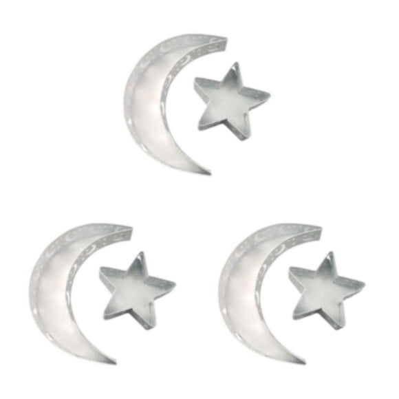 Bewildely de servicio en forma de luna con revestimiento decorativo elegante que no se decolora, reemplazo antioxidante, para servir en banquete, Type1 NO1