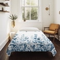 thumbnail image 4 of Blue Eucalyptus Leaves Small Tapestry for Bedroom Wall Hanging Tapestry,Watercolor Spring Summer Botanical Ceiling Backdrop Tapestries Poster Blanket Wall Decor for Teens Room Living Room 23" x 28", 4 of 8