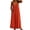 Orange, variant on Efsteb Womens Tank Dress Spring Crew Neck Solid Color Loose Fit Ruched Plus Size Long Tank Dress Casual Resort Dress Sleeveless ,Size:XXL