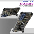 thumbnail image 2 of Étui d'Armure Camouflage Militaire Compatible Samsung Galaxy S23 Ultra/s23 Plus/s23 avec Support Magnétique Intégré, 2 of 3