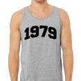 thumbnail image 2 of 1979 College Style Tank Top Unisex Medium Grey, 2 of 5