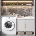 thumbnail image 4 of Square Cabinet Handles 5-Piece Set Stainless Steel Kitchen Drawer Pulls Modern Gold Finish Hardware 5PCS, 4 of 4