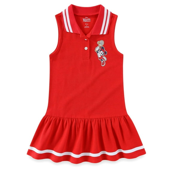 Disney Minnie Mouse Sleeveless Tennis Dress (Girls), Sizes 2T-8