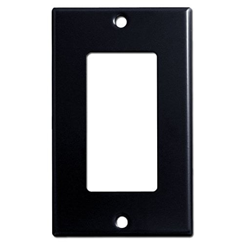 Matte Black Electrical Metal Wall Plate Covers Switch Plates & Outlet