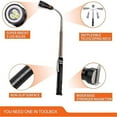 thumbnail image 1 of NARABB 3 Lamp Strong Suction Iron Stretching Steel Tube Metal Hose Any Bend LED Multifunctional Flashlight, 1 of 2