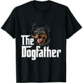 thumbnail image 2 of Mens The Dogfather Rottweiler Funny Dog Owner Gift Dog Lover T-Shirt, 2 of 3