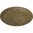 thumbnail image 3 of Ekena Millwork 26 1/4"OD x 3 1/4"P Athens Ceiling Medallion (Fits Canopies up to 3 5/8"), Hand-Painted Mississippi Mud Crackle, 3 of 5