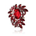 thumbnail image 1 of Broche con forma de hoja de diamantes de imitación, accesorio de joyería para vestir, 1 of 5