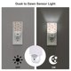 thumbnail image 3 of Balery Cute Squirrel Luz Nocturna LED con Sensor Automático, Enchufe con Sensor Crepuscular, Luz Suave de 0.5W para Dormitorio, Pasillo, Baño-US, 3 of 7