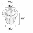 thumbnail image 3 of AQ Lighting 5" Metal & Composite Well Light with Open Face Cover in Bronze, 3 of 3