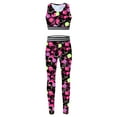 thumbnail image 2 of inhzoy Girls Kids 2 Piece Sports Outfits Camouflage Printed Crop Tops and Leggings Set, 2 of 7