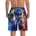 thumbnail image 4 of Power Rangers Mens Swim Trunks Quick Dry Board Shorts with Mesh Lining, Hawaii Beach Shorts Swimwear Bathing Suits, 4 of 7