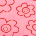 thumbnail image 4 of Oodles Smiling Daisies Fall Turtle Neck Dog Sweater, Pink, Large, 4 of 10