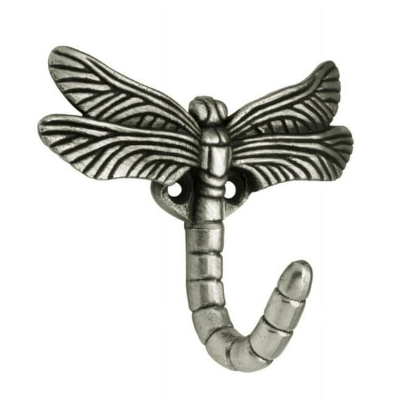 Brainerd Dragonfly Hook, Antique Pewter