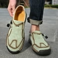 thumbnail image 5 of Mens Casual Loafers Lightweight Walking Shoes Slip Resistant Driving Shoes Comfortable Fashion Oxford Shoes Green 8.5 US, 5 of 7