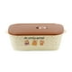 thumbnail image 2 of Fiudx Lonchera Fresh Bowl, Caja Bento de Cerámica con Divisiones, Diseño Pintado a Mano, Apta para Microondas, Tapa a Prueba de Fugas, Lonchera Portátil para Trabajadores, Diseño Único, 2 of 6