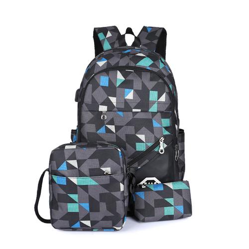 Akoyovwerve Akoyovwerve 3pcs School Bags Middle School Student Print
