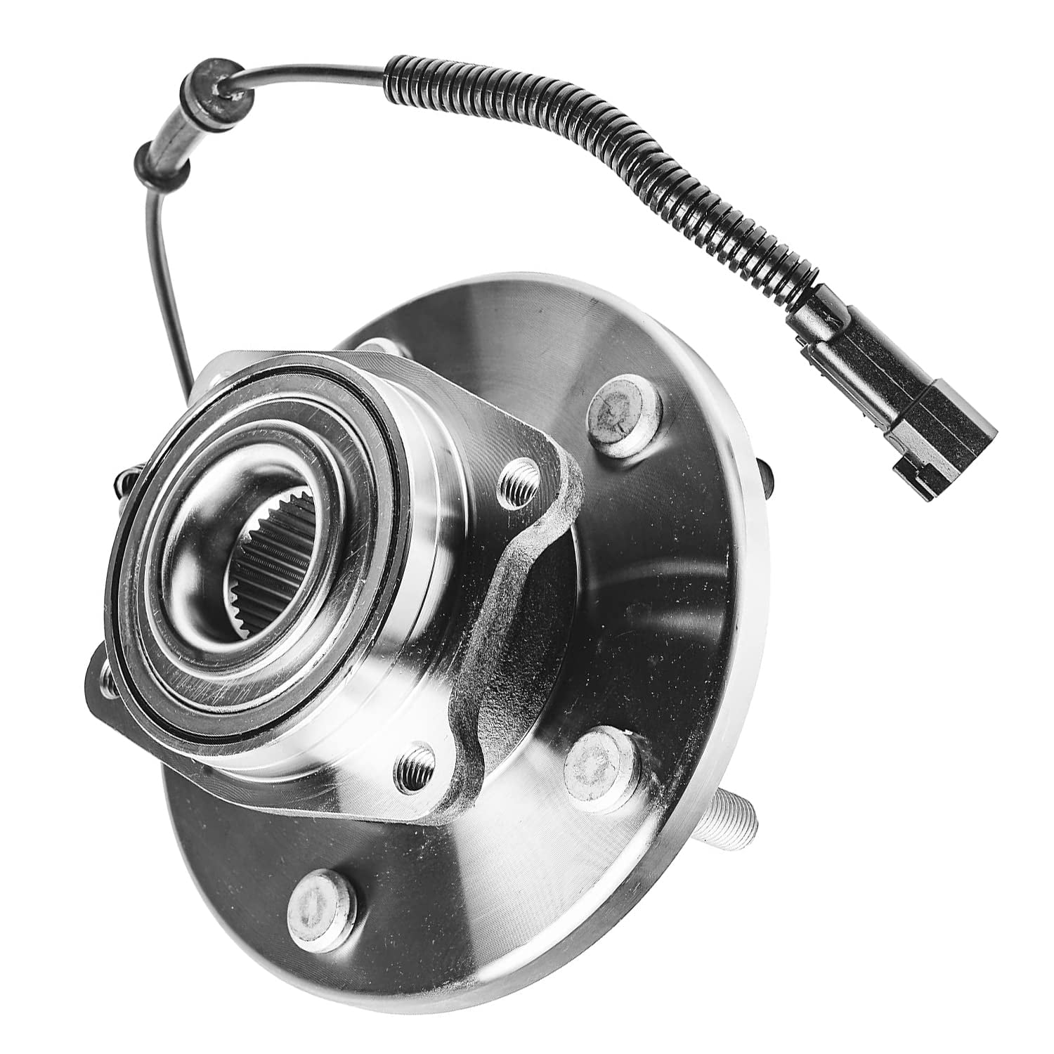 Detroit Axle - 2 Front Wheel Bearing Hubs for Dodge Grand Caravan Chrysler Town & Country Volkswagen Routan Ram C/V, Replacement Wheel Bearing and Hubs Assembly Set