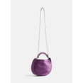 thumbnail image 3 of Scoop Women's Chain Top Handle Satin Mini Handbag, Orchid, 3 of 7