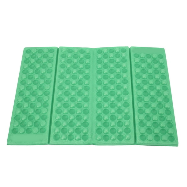 Cojines para asiento de playa para picnic, asiento portátil plegable para acampar al aire libre, cojín para asiento de EVA, verde hierba