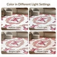 thumbnail image 7 of ODIKA 8'x10' Washable Area Rug Coquette Vintage Kawaii Swirl Border School Classroom Pencil Pink Refined for Living Room, Under Sectional, Family , Durable, Non-Slip, 7 of 7
