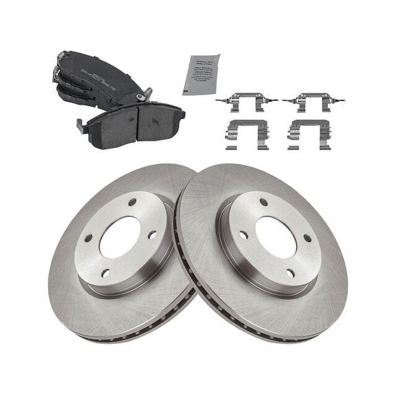 Brake Pad and Rotor Kit - Compatible with 2007 - 2012 Nissan Sentra 2008 2009 2010 2011