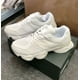 thumbnail image 2 of Size 7.5 - New Balance 9060 Triple Black Suede, 2 of 6