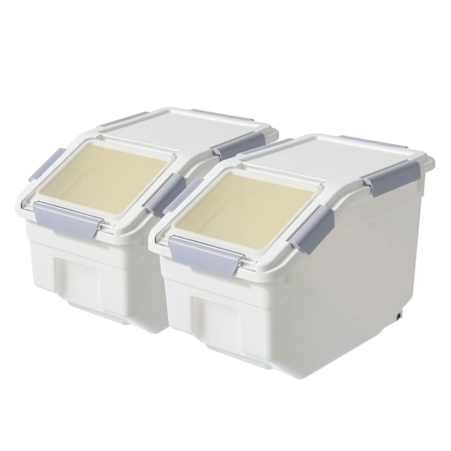 Recipiente hermético para almacenamiento de alimentos CITY BABY, 13 libras x 2, libre de BPA