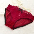 thumbnail image 4 of Women's Embroidery Bras Set Lace Lingerie Bra and Panties, 4 of 5