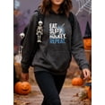 thumbnail image 4 of Classic Hockey Hoodie for Men and Women, Unisex Pullover Hooded Sweatshirt, Comfortable Cotton Poly Blend, Casual Everyday Streetwear, 4 of 5