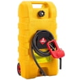 thumbnail image 1 of Garvee Réservoir de Carburant à Essence Portable de 15 Gallons avec Roues et Buse de Transfert Manuelle pour Essence, Diesel, Bateau, VTT et Motocyclette, Jaune, 1 of 7