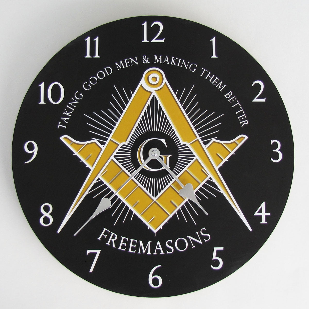 Masonic Square and Compass Mason Freemason Led Sign W/ Remote Switch Lamp & 