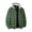 Army Green, variant on NordicNest Mens Big and Tall Denim Jackets Button Down Long Sleeve Hooded Jean Coats Casual Lightweight Fall Travel Outwear Jackets with Pockets,2XL,Army Green