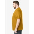 thumbnail image 3 of Boulder Creek By Kingsize Men's Big & Tall  Heavyweight Crewneck Pocket T-Shirt, 3 of 6