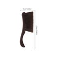 thumbnail image 2 of HEATSHAKING Wood Hand Broom Brush with Wooden Handle Soft Bristles for Bed Sofa and Furniture Dust Removal, 2 of 8