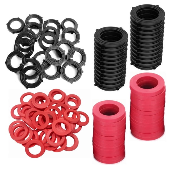 Garden Hose Washer Heavy 60Pcs Duty Rubber Washer with Self-Locking Tabs Fits All Standard 3/4 Inch Outdoor Hose Fittings