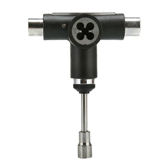 OUNONA T Tool for Skateboard Black Multi Function Ratchet Tool Fits Most Skateboards