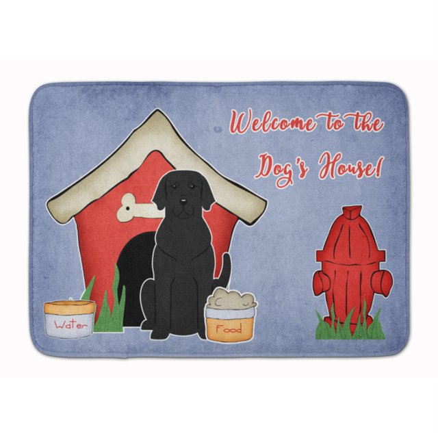 Caroline's Treasures Dog House Collection Alfombrilla de labrador negro, 19 x 27, multicolor Caroline's Treasures BB2811RUG