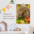 thumbnail image 5 of FMSHPON Hedgehog Mushroom Golden Autumn Clipboard Hardboard Wood Nursing Clip Board and Pull for Standard A4 Letter 13x9 inches, 5 of 5