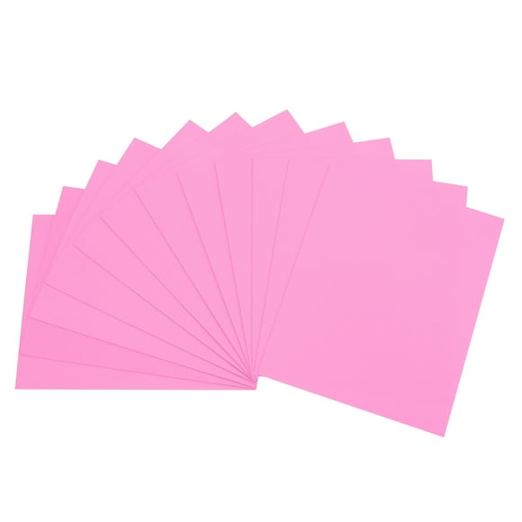 Unique Bargains Light Pink EVA Foam Sheets 11 x 8 inch 1.7mm Thickness for Crafts DIY Projects, 12 Pack