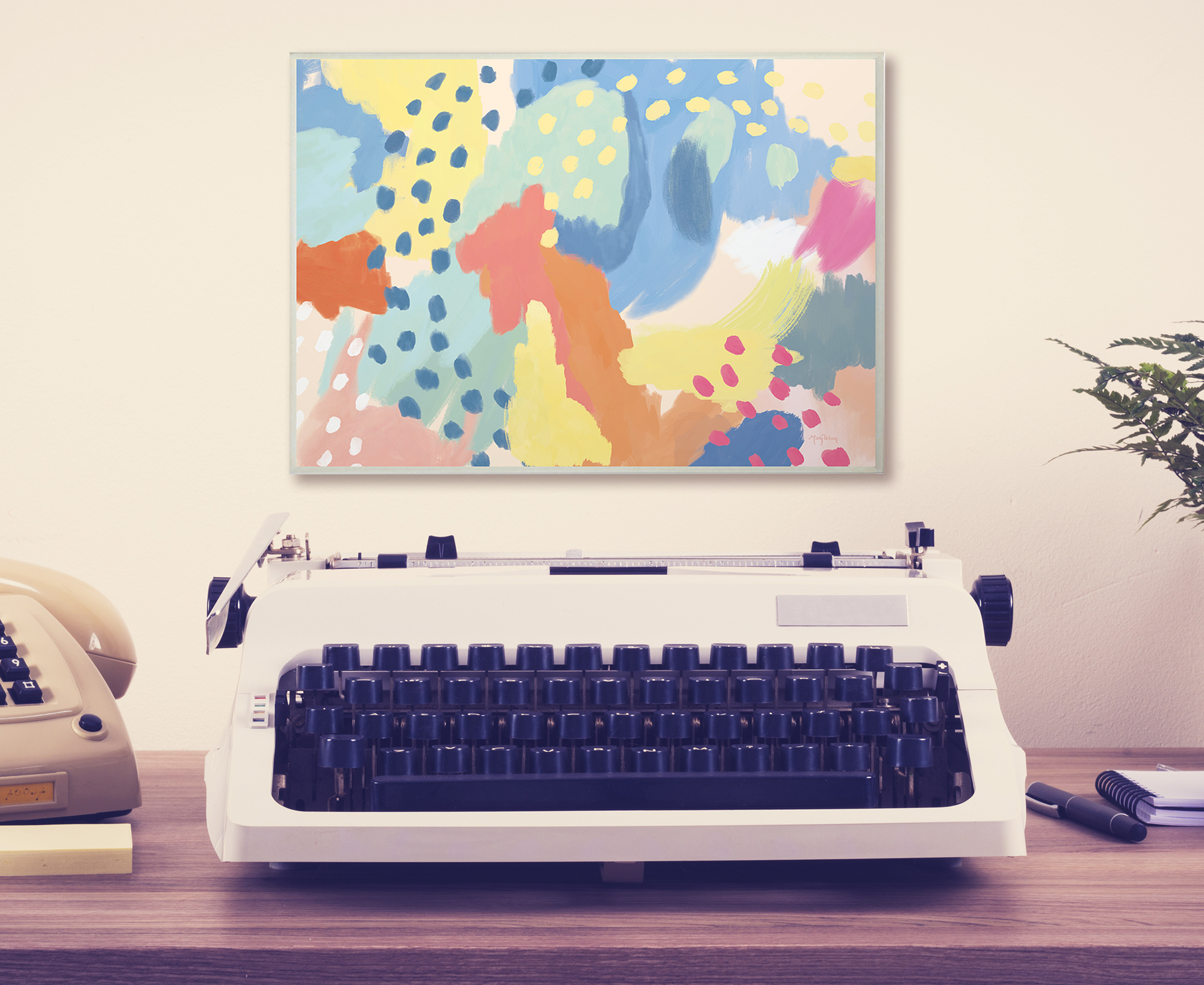 The Stupell Home Decor Collection Bright Life Abstract Colors Wall Art