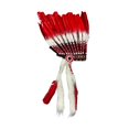 thumbnail image 2 of Tocado de jefe americano para cosplay, tocado decorativo de plumas artificiales, 2 of 9