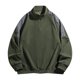 thumbnail image 3 of pstuiky camisas de manga larga para hombre, Sudadera con capucha de polar de manga larga y cremallera de un cuarto de color liso para hombre Tops casuales para hombres l, 3 of 8