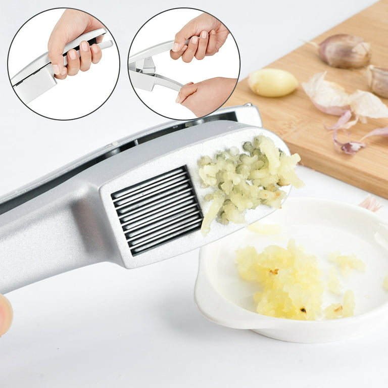 Garlic Slicer Grater 2-in-1 Mini Mandoline Hand Safe Garlic Slicer Kitchen  Tool