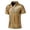 A-Gold211, variant on Summer Mens Metallic Polo Shirts Short Sleeve Casual Glossy Notch Lapel Disco Party Clubwear Loose Fit Glitter Tee Shirt Versatile Tops