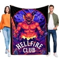thumbnail image 1 of El Club de Fuego Infernal anti-pilling, suave, ligera, esponjosa y acogedora de lujo para hogar y cocina – Perfecta para niños y adultos, 100 x 150 cm, 1 of 6