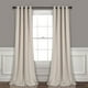 thumbnail image 1 of Juego de Paneles de cortina opacos Lush Decor trigo 52 x 84, 1 of 2